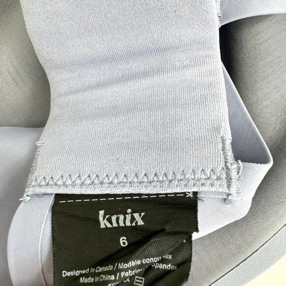 Knix Bra Size 6 Blue High Support Zip Front Catalyst Sports 32 34 DD DDD - Picture 4 of 5